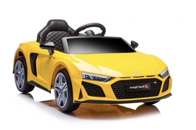 Detské elektrické auto Audi R8 žlté