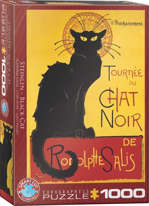 Puzzle Kabaret Le Chat noir - plagát 1000 dielikov