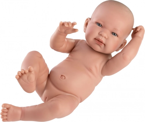 Llorens 73802 NEW BORN BABY - realistická bábika s celovinylovým telíčkom - 40 cm