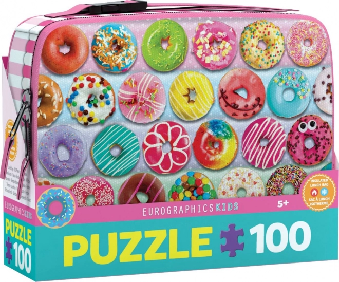 Puzzle Donuty 100 dielikov