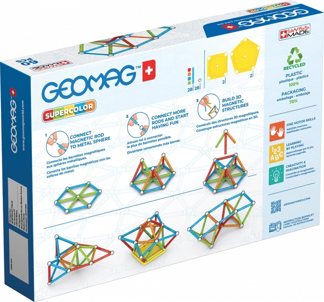 Geomag Supercolor 60 dielikov