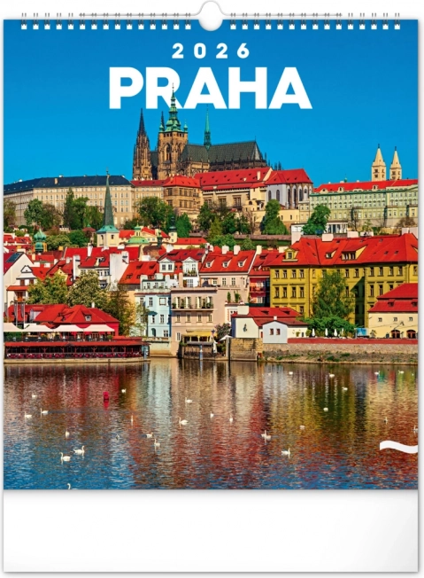 Nástenný kalendár Praha 2026