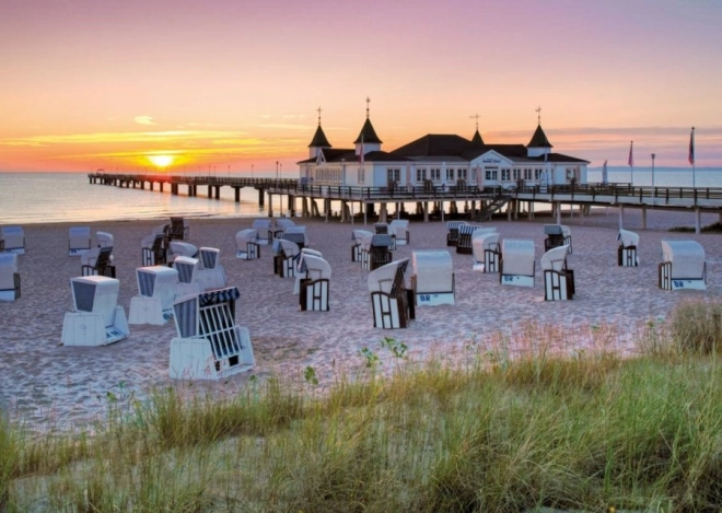 Ravensburger puzzle Ahlbeck Ostrov Usedom 1000 dielikov