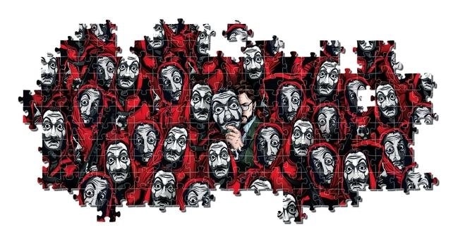 Clementoni puzzle 1000 dielikov s motívom La Casa de Papel od Netflixu