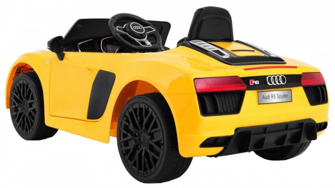 Detské auto na batérie Audi R8 Spyder - Žlté