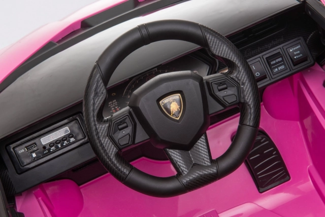 Lamborghini SIAN detské auto na batériu s ovládačom – Ružové