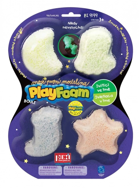 Svietiaca modelína PlayFoam Boule 4pack