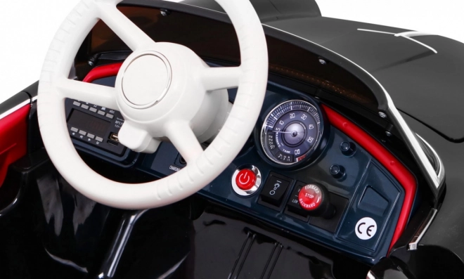 Elektrické autíčko BMW 507 Retro pre deti čierne