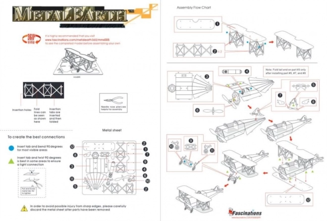 Metal Earth 3D Puzzle Fokker D-VII