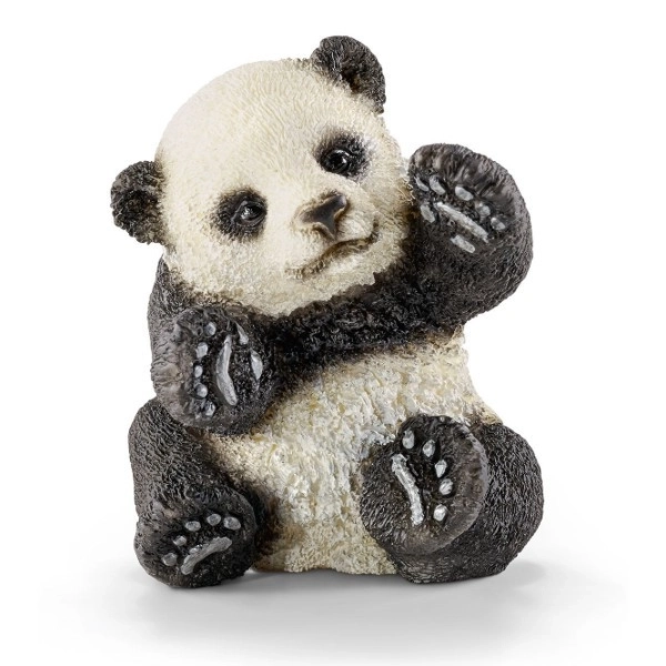 Malá panda hrajúca sa Schleich