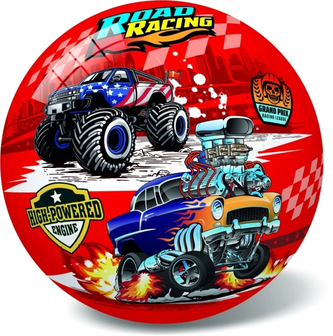 Lopta Super Cars Monster Truck Nafúknutá 23cm