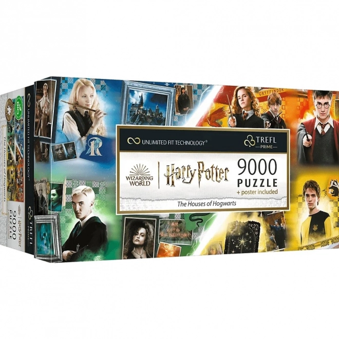 Puzzle TREFL Harry Potter: Bradavické koleje 9000 dielikov