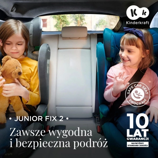 Detská autosedačka Junior Fix 2 i-Size 100-150 cm grafitovo čierna