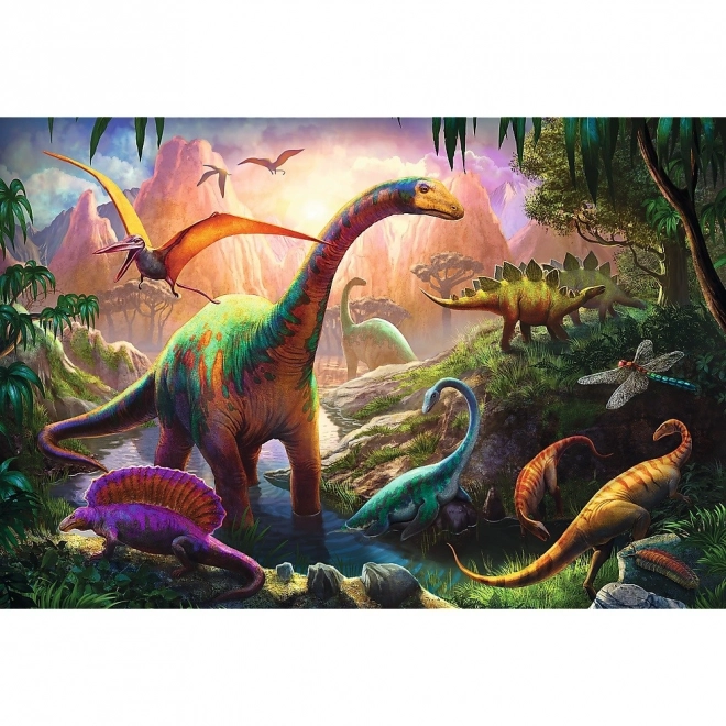 Trefl: Puzzle 100 dielikov - Svet dinosaurov