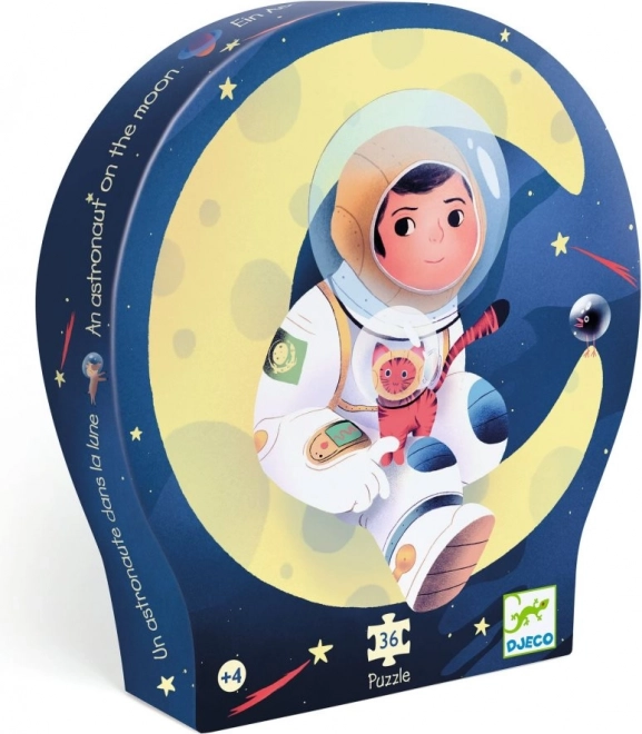 Puzzle Astronaut na mesiaci 36 dielikov