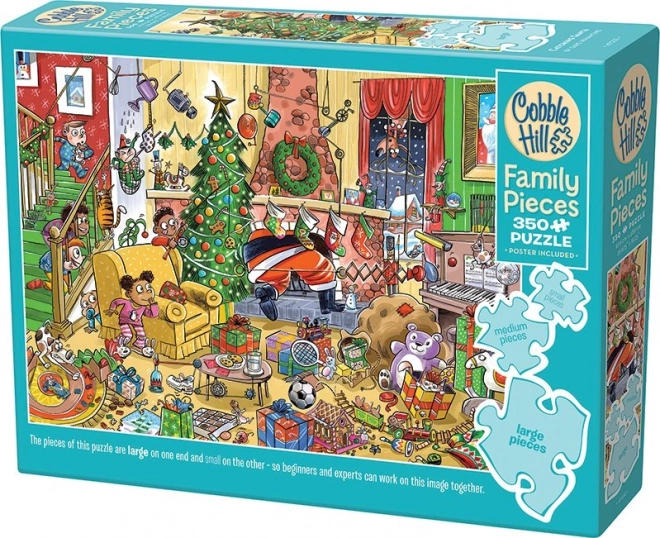 Rodinné puzzle Chytání Santy