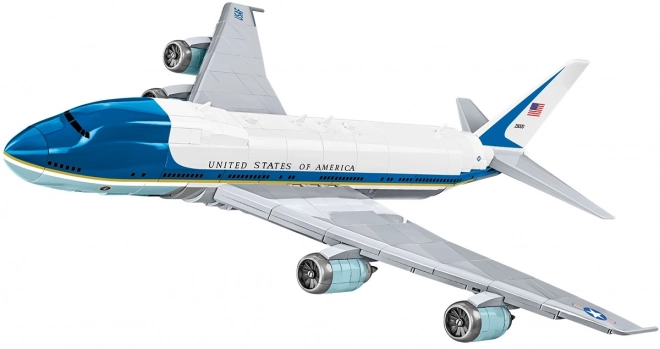 Kockovaný model lietadla Boeing 747 Air Force One