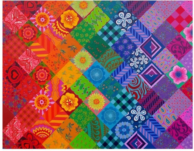 Puzzle Patchworková dúha 1000 dielikov