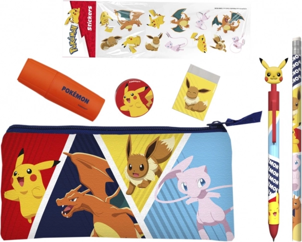 Školská sada Pokémon so samolepkami