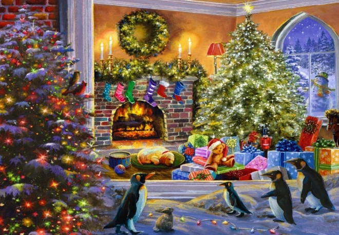 Bluebird puzzle: Kúzelný pohľad na Vianoce 500 dielikov
