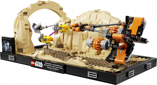 LEGO Star Wars Závody kluzákov v Mos Espa – diorama