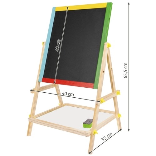 Detská obojstranná magnetická tabuľa Kruzzel