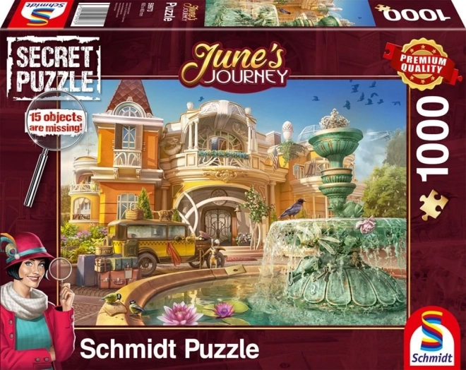 Schmidt Tajomné puzzle June's Journey: Orchidejové panstvo 1000 dielikov