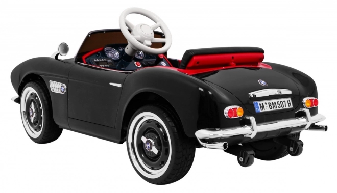 Elektrické autíčko BMW 507 Retro pre deti čierne