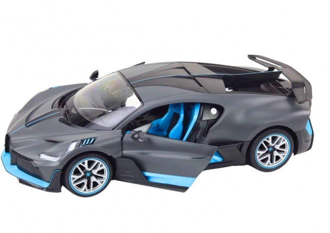 Závodné auto na diaľkové ovládanie Bugatti Divo s otváracími dverami 1:14