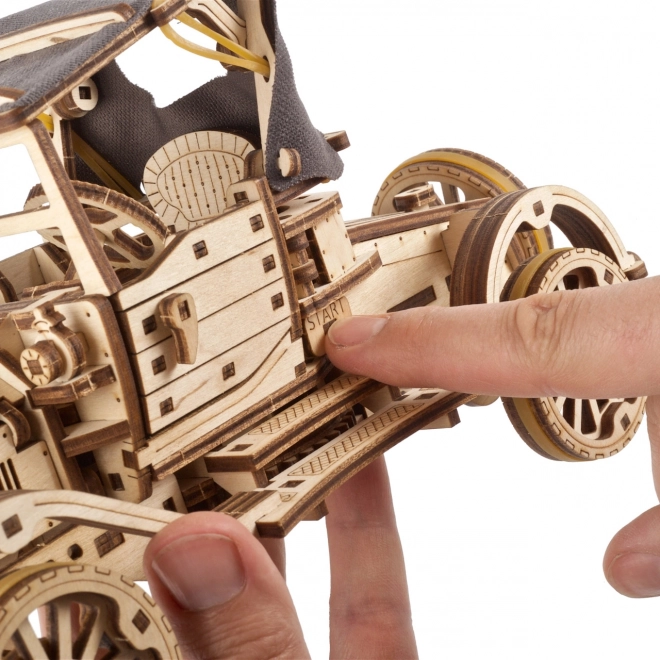 Ugears 3D Drevené Mechanické Puzzle Historický Automobil