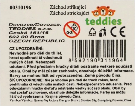 Zábavná striekacia hračka v tvare toalety - 4 farebné varianty