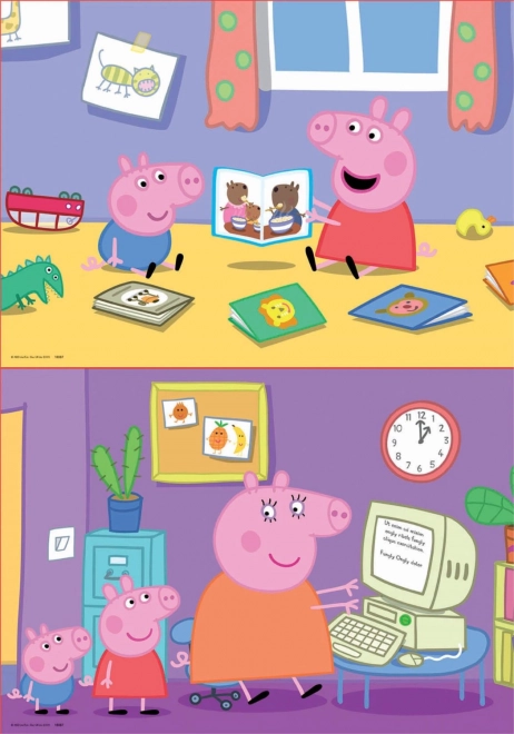 Educa Puzzle Prasiatko Peppa 2x20 dielikov