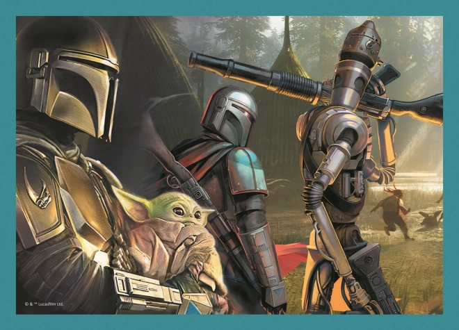 Puzzle Mandalorian a jeho svet 4v1