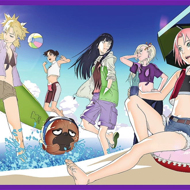 Trefl Puzzle Naruto Shippuden: Dobrodružstvá Naruta Uzumaki 4x250 kúskov