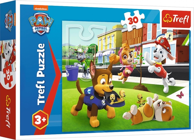 Puzzle 30 dielikov Psíkovia v akcii PAW Patrol