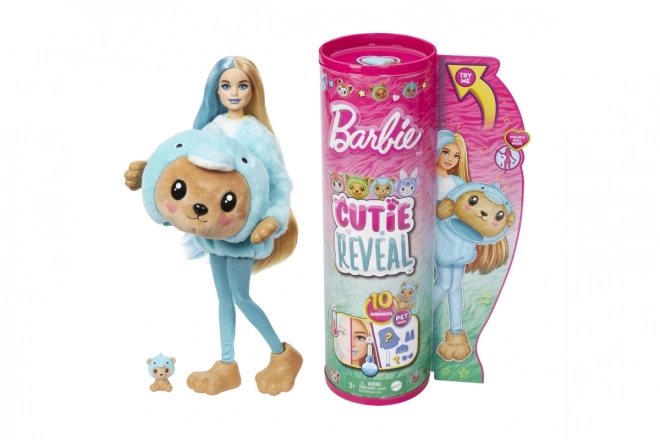 Barbie Cutie Reveal bábika v kostýme Medvedíka