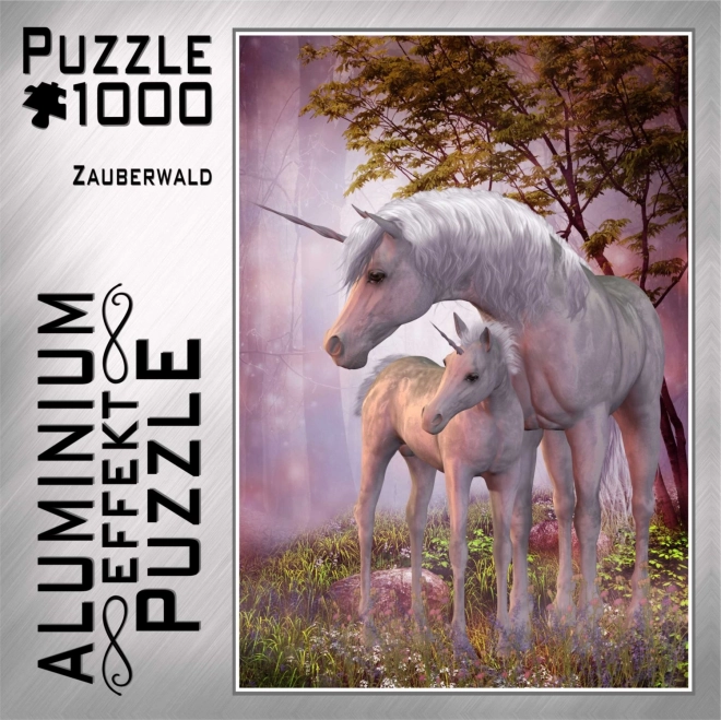 Metalické puzzle Čarovný les 1000 dielikov