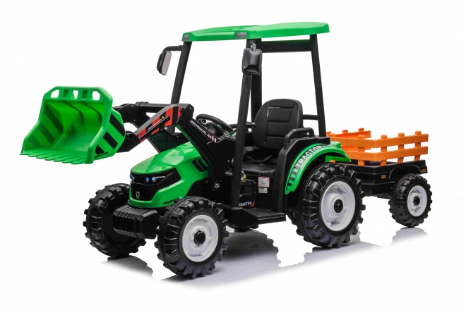 MEGA Traktor D68 s prívesom zelený