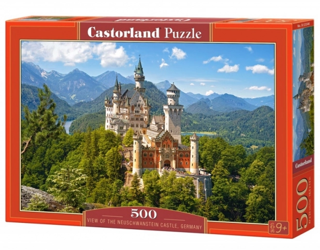 Castorland Puzzle Výhľad na zámok Neuschwanstein 500 dielikov