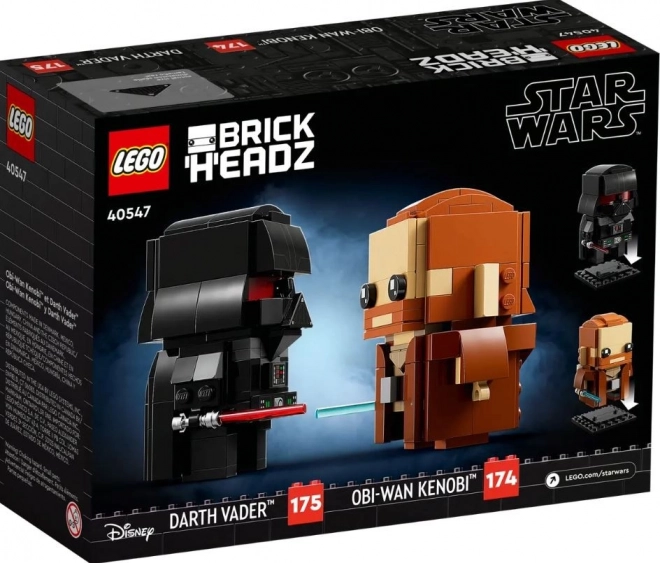 Lego BrickHeadz Obi-Wan Kenobi a Darth Vader