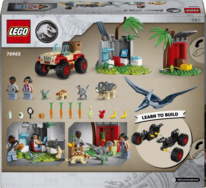 LEGO Jurassic World Záchranárske stredisko pre dinosaurov mláďatá