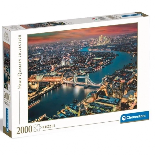 Clementoni: Puzzle 2000 dielikov - Letecký pohľad na Londýn