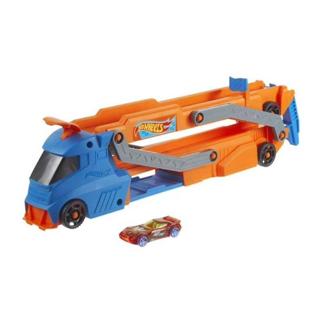Ťahač Hot Wheels s odpaľovačom