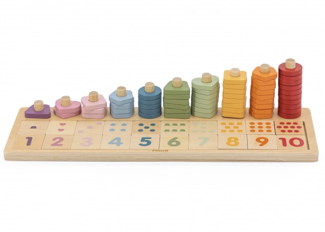 Drevené počítadlo a triediaca hračka Montessori od PolarB