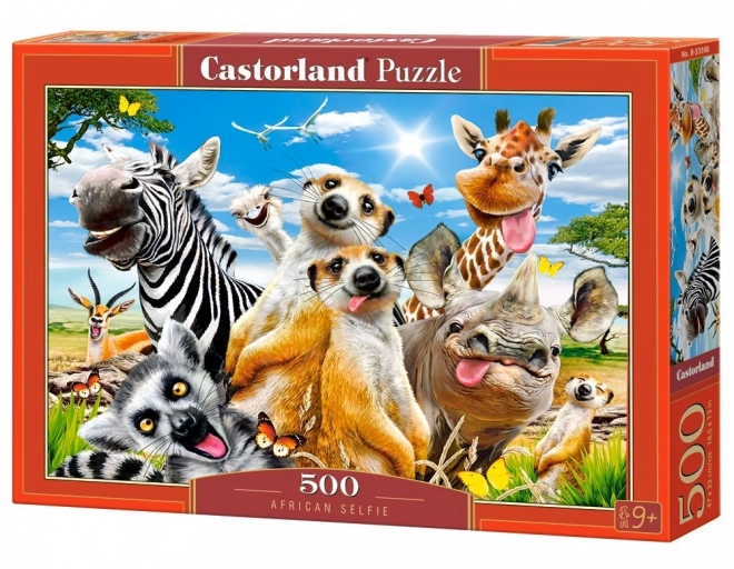 Puzzle Africké Selfie 500 Dielikov