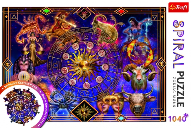 Puzzle Spiral Znamenie Zverokruhu 1040 Dielikov