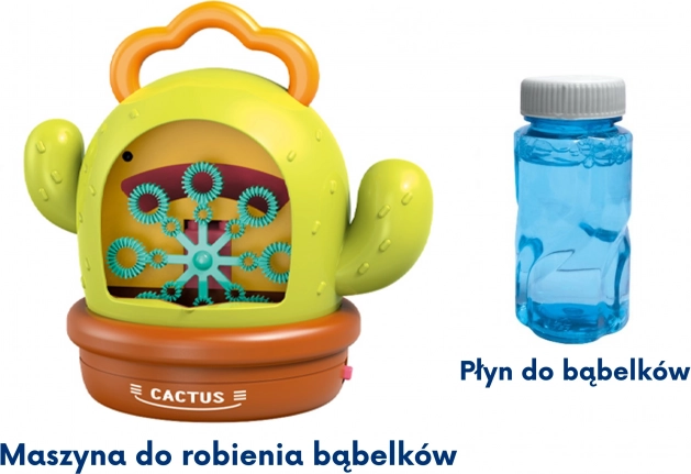 Interaktívny kaktus Woopie strojček na bubliny
