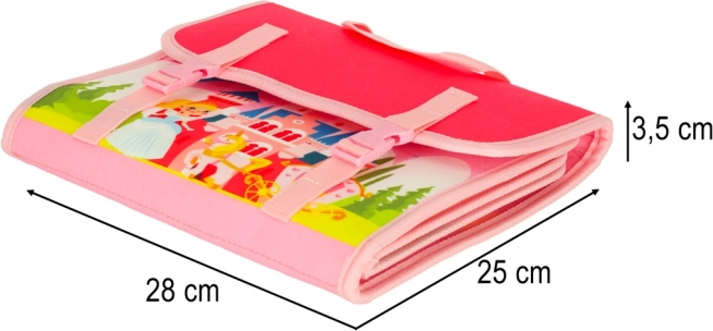 Ružový Montessori zmyslový batoh