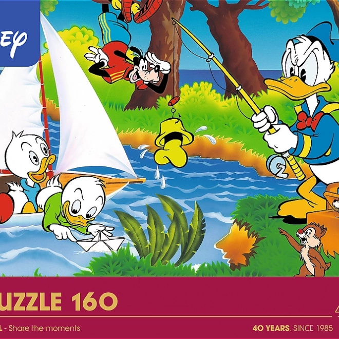Puzzle Dobrodružstvo pri jazere 160 dielikov
