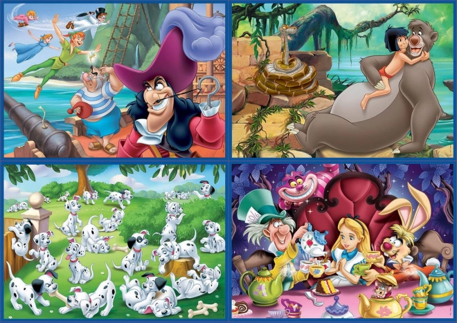 Educa Puzzle Disney Rozprávky 4v1